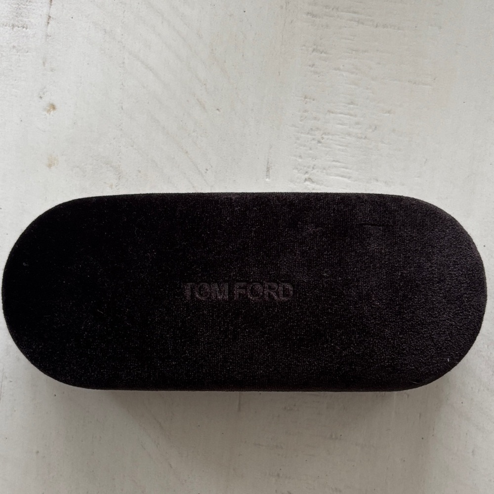 Tom Ford black velvet sunglasses or Eyeglass Case